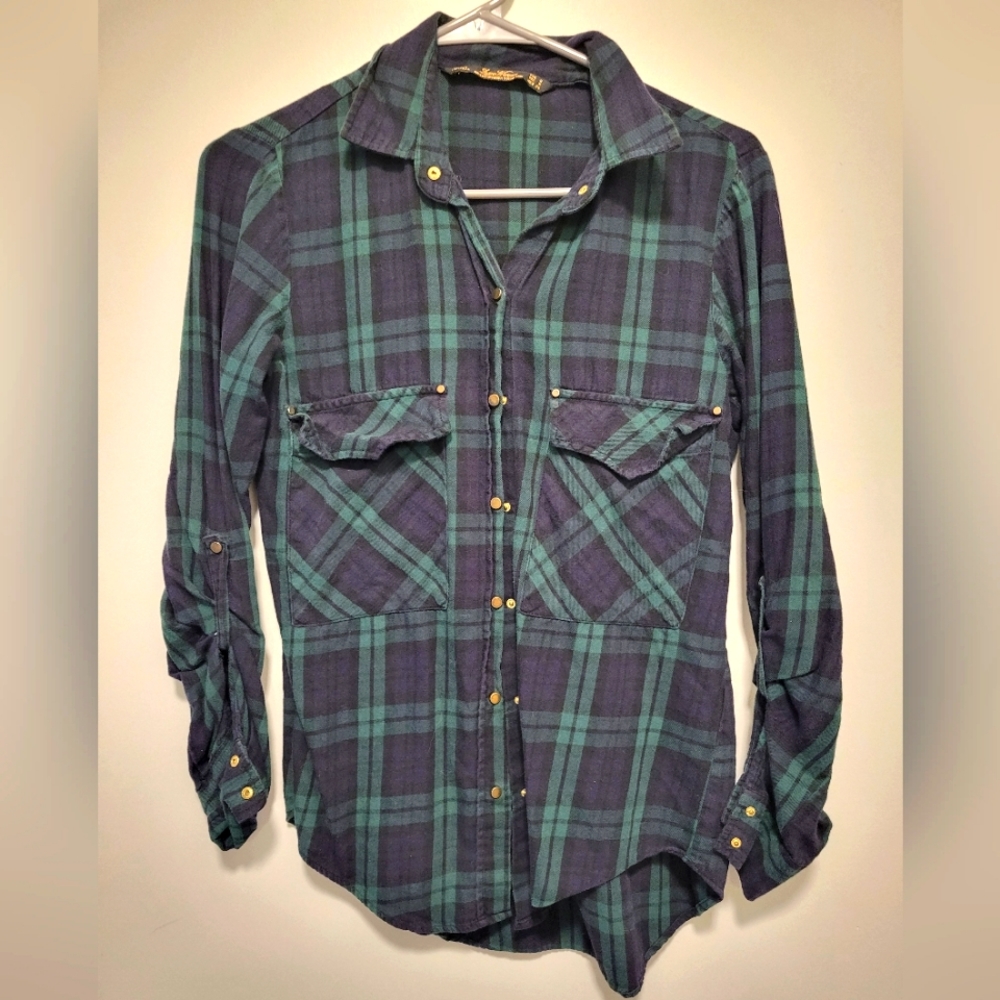 Zara plaid shirt